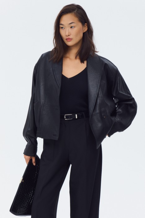 куртка из натуральной кожи 819379003 фотография