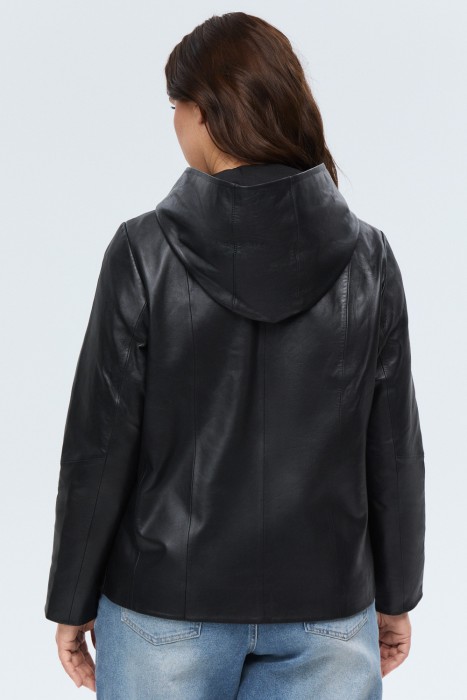 куртка из натуральной кожи по цене 21490 руб вид справа