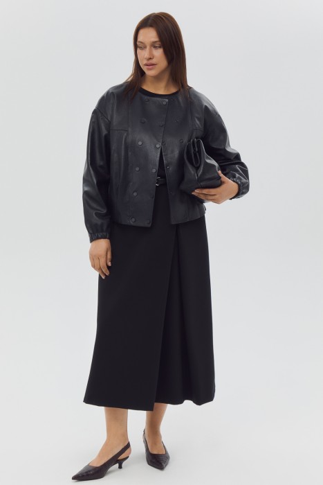 куртка из натуральной кожи 823724003 фотография