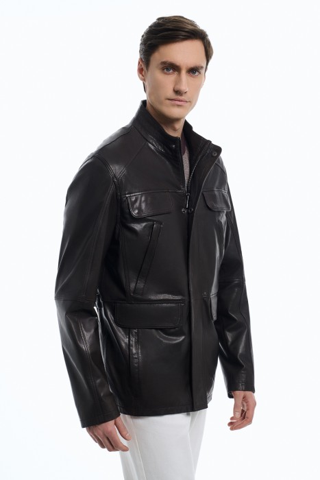 куртка из натуральной кожи 762069003 фотография