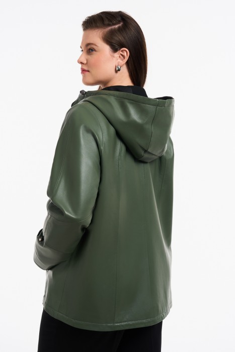 куртка из натуральной кожи по цене 15350 руб вид справа