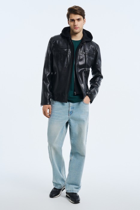 куртка из натуральной кожи 741362003 фотография