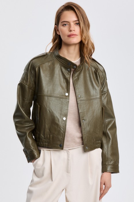 куртка из натуральной кожи 818854003 фотография