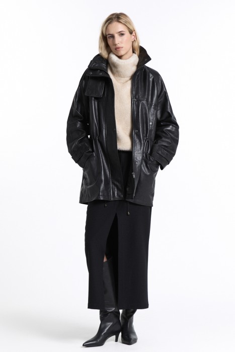 куртка из натуральной кожи 788453003 фотография