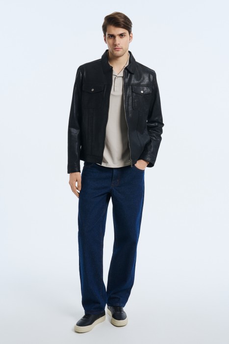 куртка из натуральной кожи 749349003 фотография