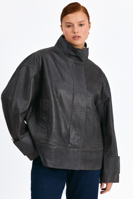 куртка из натуральной кожи 773184003 фотография
