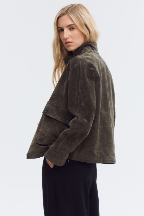 куртка из натуральной замши 827726003 фотография