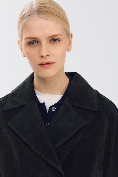 куртка из натуральной замши из россии вид сбоку