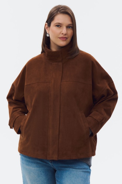 куртка из натуральной замши 802555003 фотография