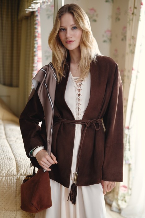 куртка из натуральной замши 823842003 фотография