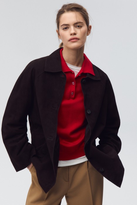 куртка из натуральной замши 818431003 фотография