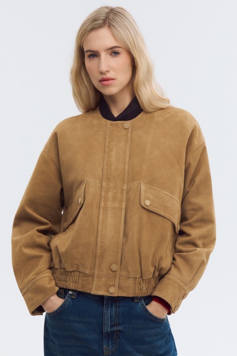 куртка из натуральной замши 802540003 фотография