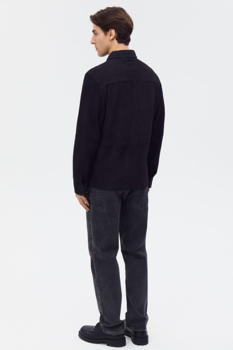 куртка из натуральной замши по цене 14550 руб вид справа