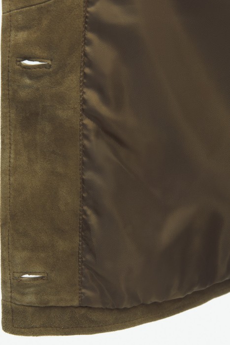 куртка из натуральной замши по цене 15670 руб вид справа