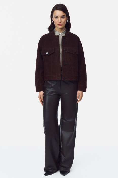 куртка из натуральной замши 807165003 фотография