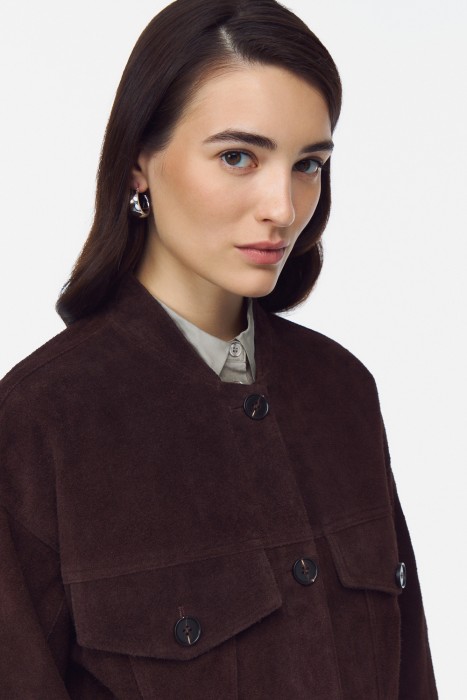 куртка из натуральной замши по цене 20150 руб вид справа