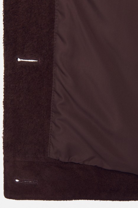 куртка из натуральной замши из россии вид сбоку