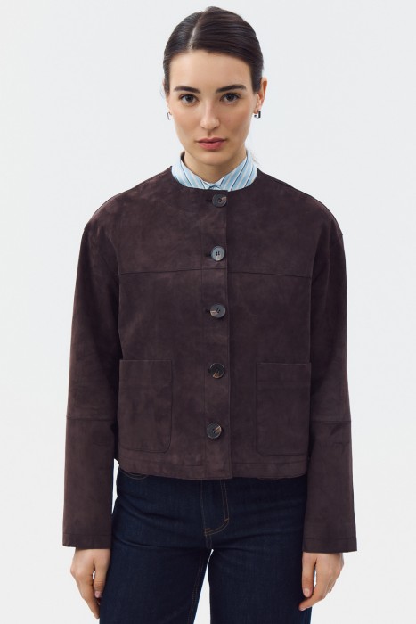 куртка из натуральной замши 818025003 фотография