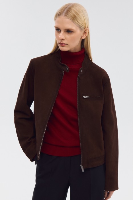 куртка из натуральной замши 804506003 фотография