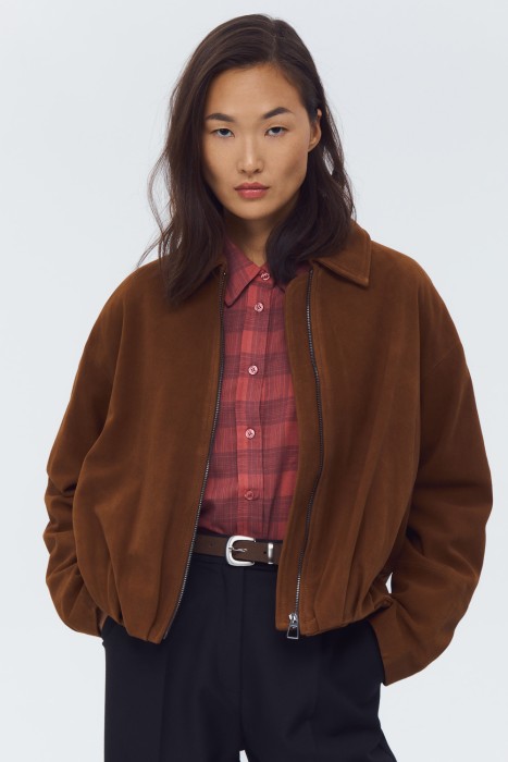 куртка из натуральной замши 807163003 фотография