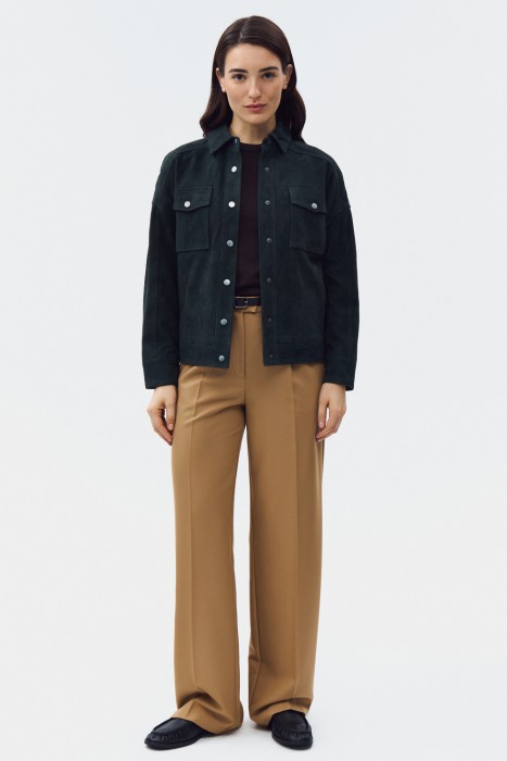 куртка из натуральной замши 818019003 фотография