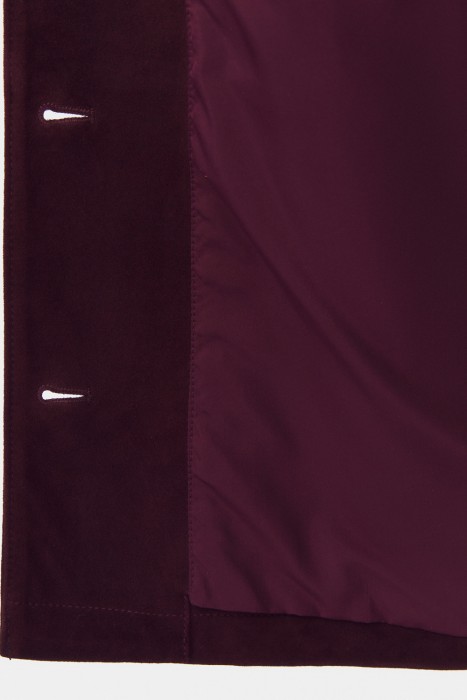 куртка из натуральной замши из россии вид сбоку