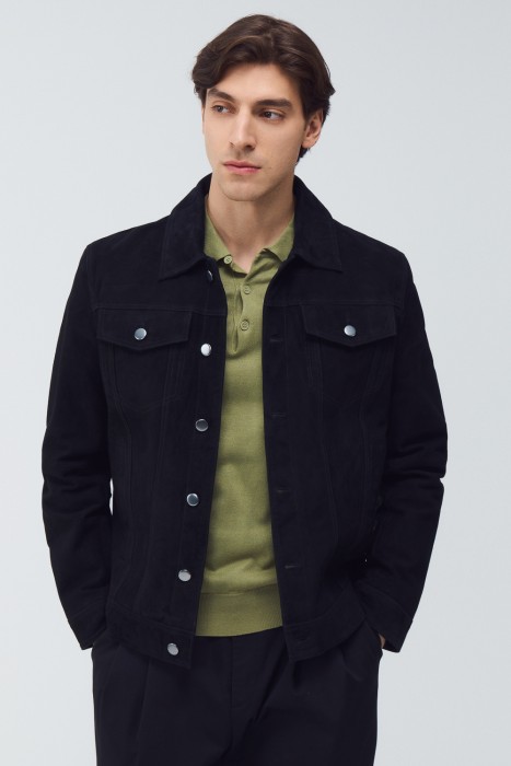 куртка из натуральной замши 801970003 фотография