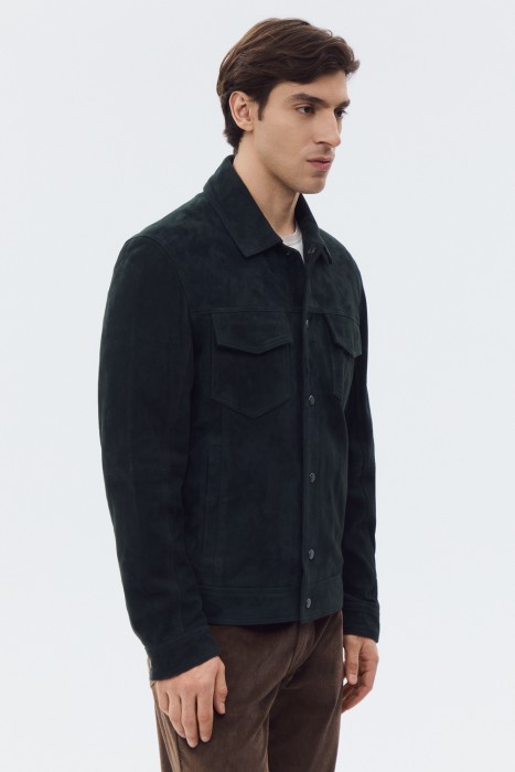 куртка из натуральной замши 801976003 фотография