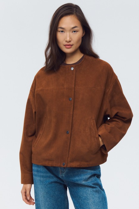 куртка из натуральной замши 818425003 фотография