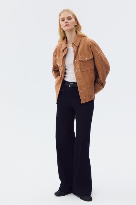 куртка из натуральной замши 818015003 фотография