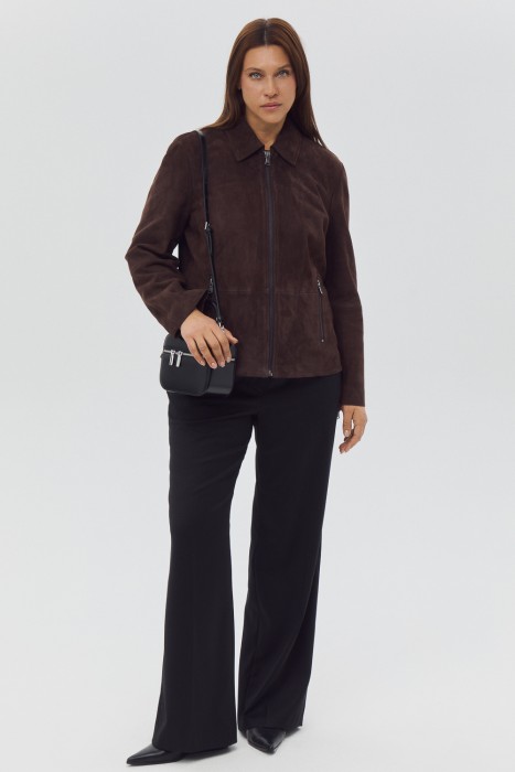 куртка из натуральной замши 818001003 фотография