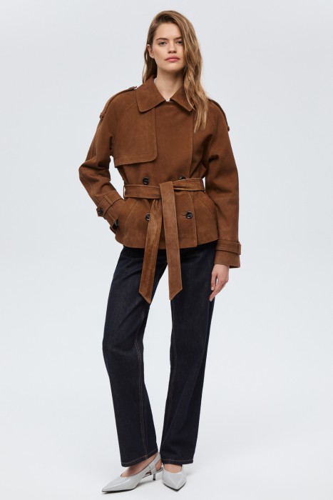 куртка из натуральной замши 818428003 фотография