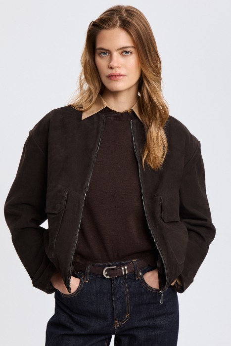 куртка из натуральной замши 826763003 фотография