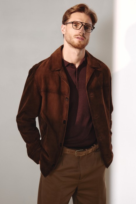 куртка из натуральной замши 803208003 фотография