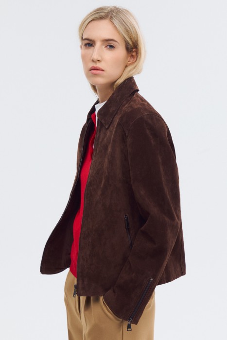 куртка из натуральной замши 827729003 фотография