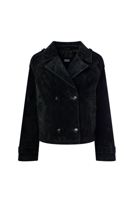 куртка из натуральной замши 827730003 фотография
