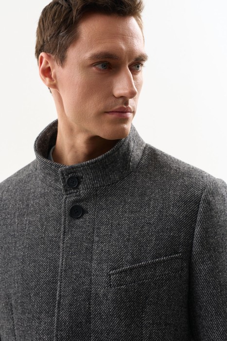 куртка из пальтовой ткани из россии вид сбоку