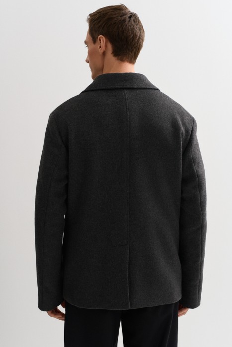 куртка из пальтовой ткани по цене 7280 руб вид справа