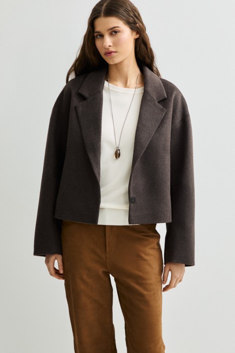 куртка из пальтовой ткани 826816003 фотография