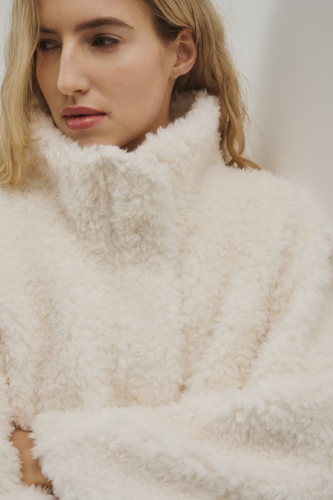 куртка из шерсти из россии вид сбоку