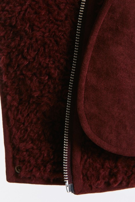 куртка из шерсти от бренда снежная королева вид слева