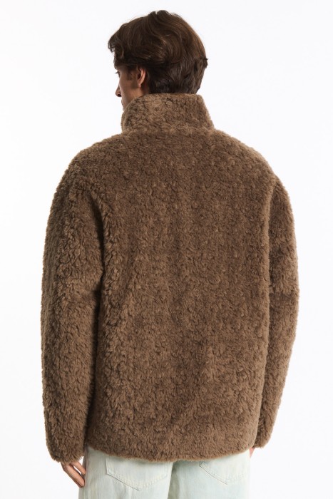 куртка из шерсти от бренда снежная королева вид слева