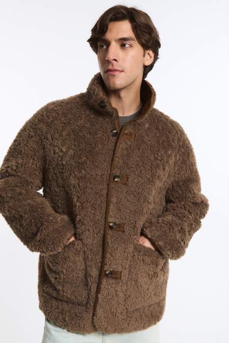 куртка из шерсти из россии вид сбоку