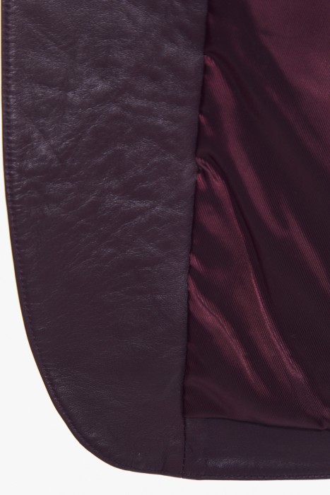 куртка-пиджак из натуральной кожи по цене 18800 руб вид справа