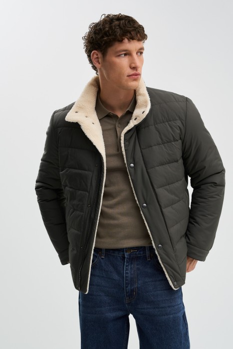 куртка с меховой отделкой 772959003 фотография