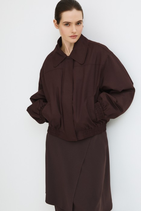 куртка с меховой отделкой 810991003 фотография