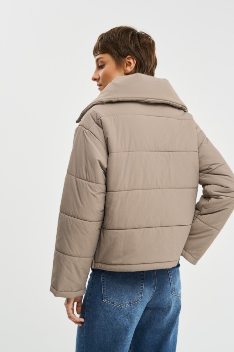 куртка с отложным воротником по цене 3730 руб вид справа