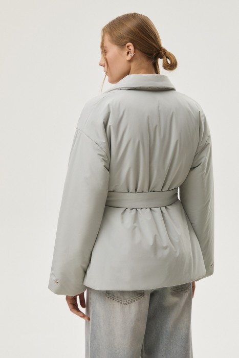 куртка с поясом по цене 6520 руб вид справа