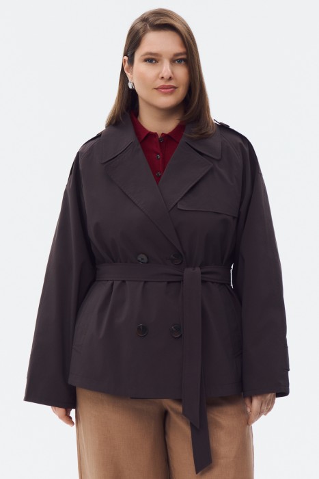 куртка с поясом 816297003 фотография