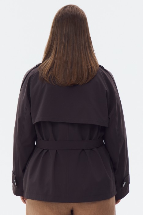 куртка с поясом по цене 6130 руб вид справа